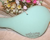 Baby Shower Wish Tree Tags - Tiffany Blue Birds - Baby - Set of 12