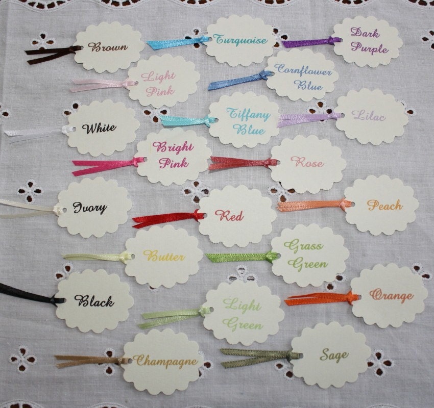 Baby Shower Wish Tree Tags - Vintage Bee Diaper Pin - Set of 12