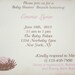 Baby Shower Invitation - Birthday - Customized - Baby Girl - Pink Glittered Eggs - Set of 10