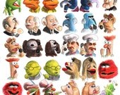Muppets Gossips Print