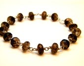 Brown Smokey Topaz Bracelet