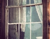Ghostly Window Photo "Curtain Lace Ghost" Tattered Lace Curtain - Fairy Tale Art - Haunted Photograph - missquitecontrary