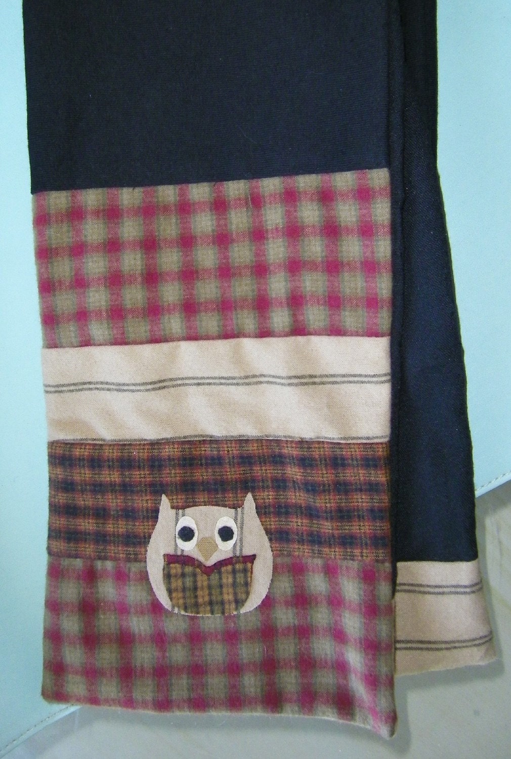 Upcycled Oliver the Owl T-Shirt Scarf