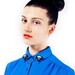 Geo collar brooches - Black
