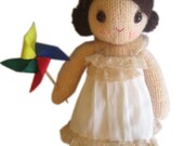 Gorgeous Christine girly DOLL PDF Email Knit PATTERN