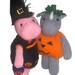 Rhino Loves Halloween PDF Email Knit Pattern