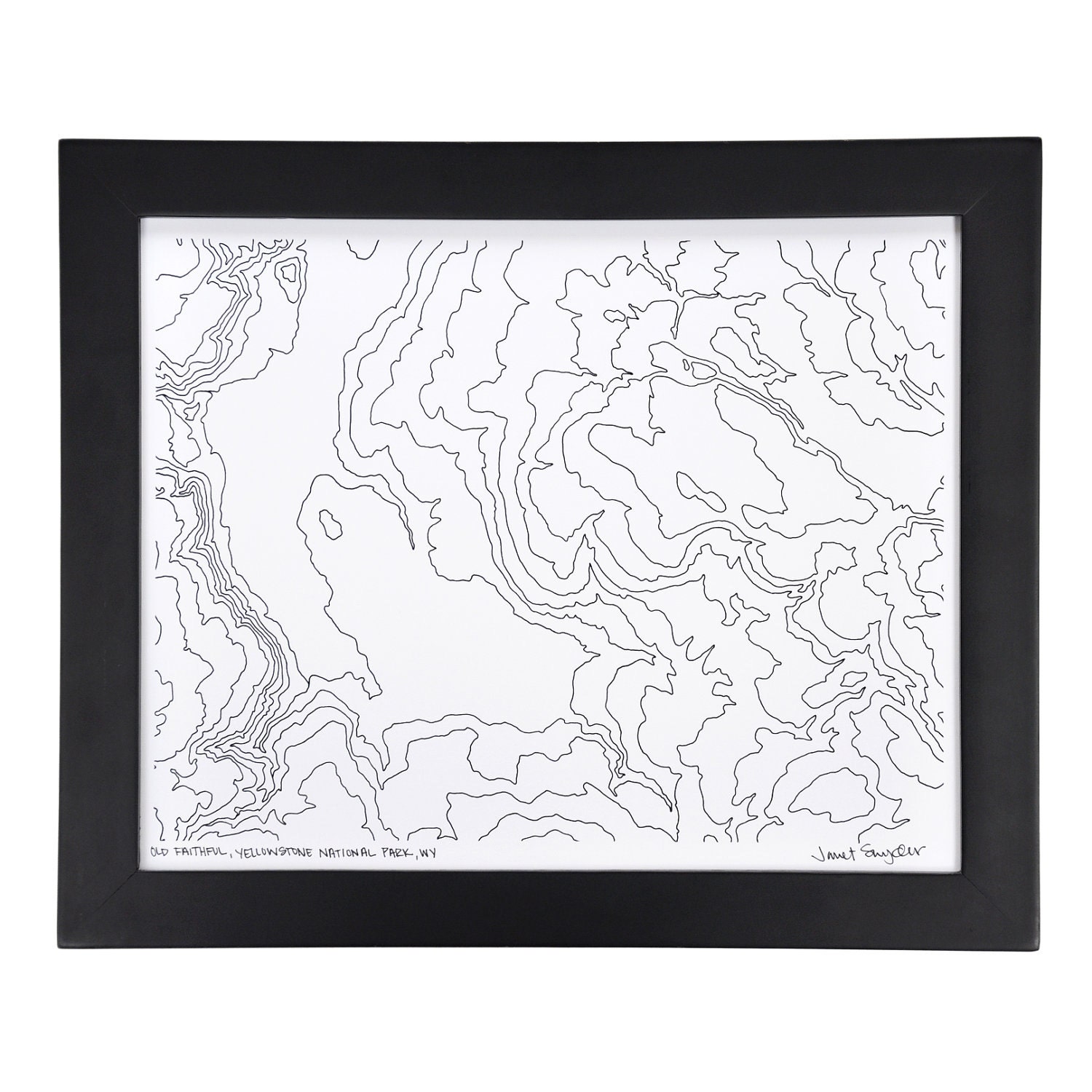Yellowstone Art Print (8x10)