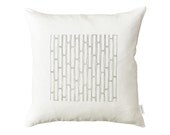 White Tile Pillow Cover