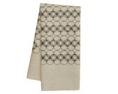 Natural Circles Tea Towel