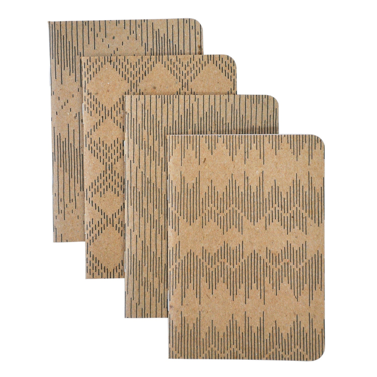 4 Pocket Notebooks, Textiles