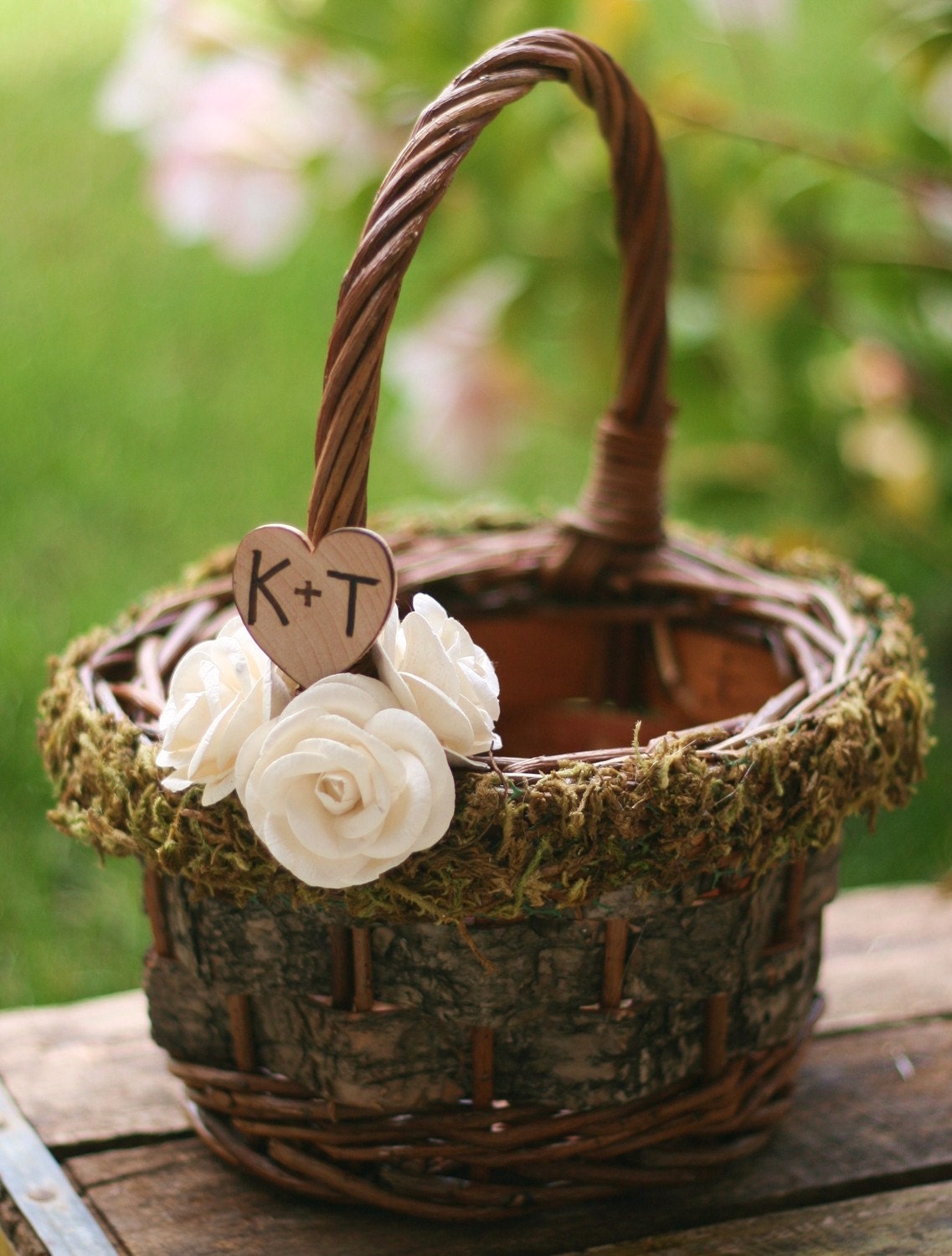 Personalized Flower Girl Basket