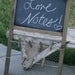Rustic Memo Board Chalkboard Frame Old Barn Wood Style Farmhouse CHIC