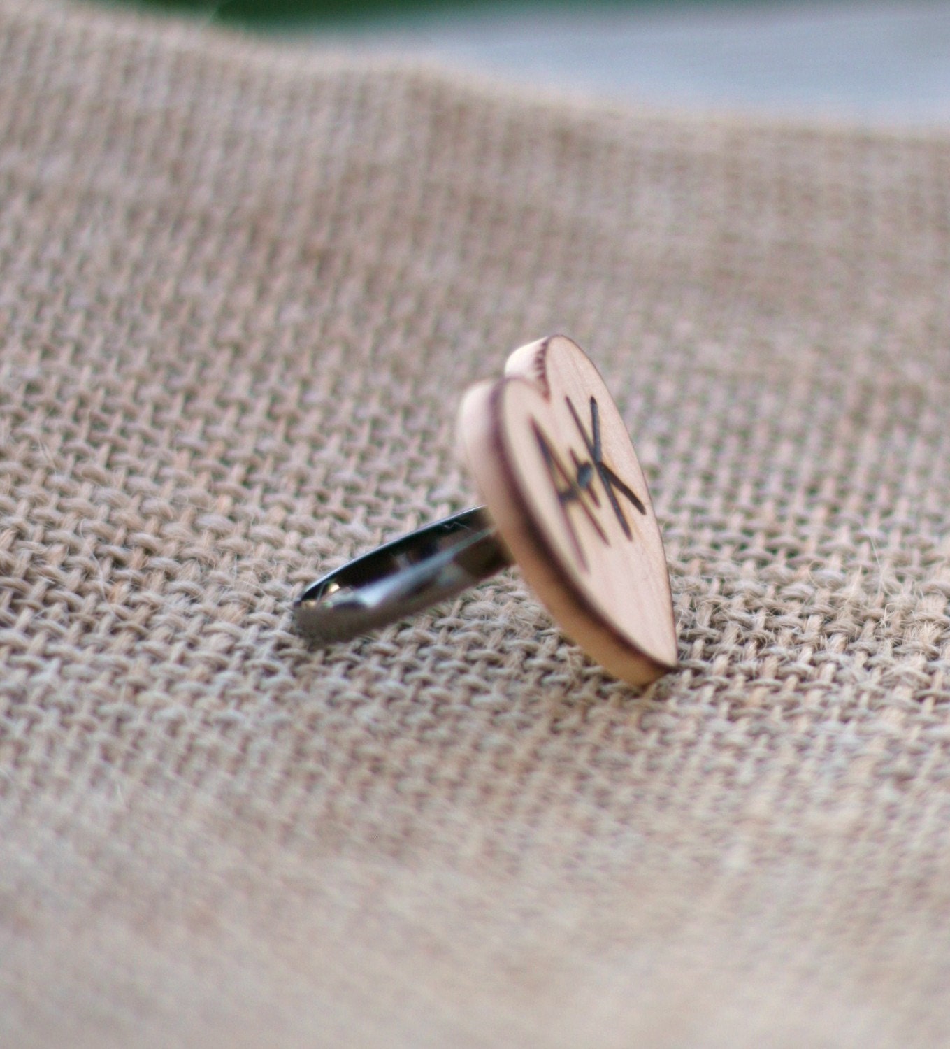 Personalized Engraved Engagement Wedding Ring (item E10292)