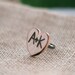 Personalized Wood Heart Ring Engraved Wood Gift Present