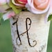 Personalized Birch Wood Vase Gift