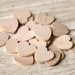 100 Wood Hearts Unfinished Wood Craft Supplies DIY Wedding Rustic Chic