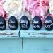 SET of 50 Chalkboard Place Cards Rustic Eggs Love Birds (item P10245)
