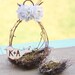 Bird Nest Flower Girl Basket Personalized