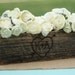 Barn Wood Rustic Vase Centerpiece Personalized (item E10165)