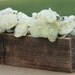 Barn Wood Vase Planter Centerpiece Flower Arrangement Holder