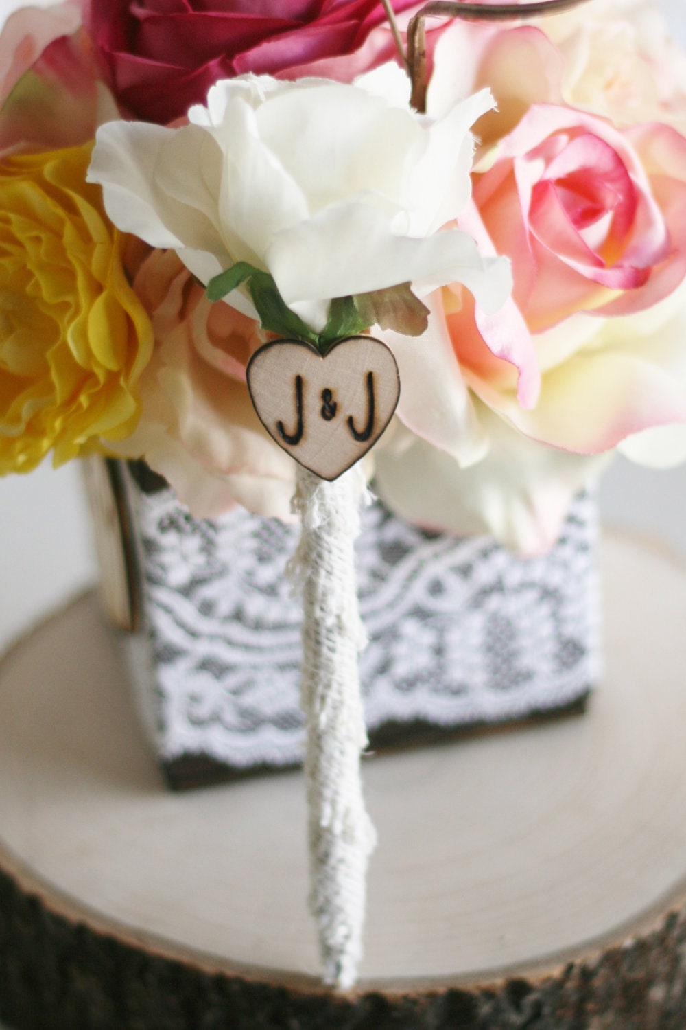 Personalized Guest Book Pen Wedding Decor Custom Shabby Chic Vintage (item F10177)