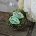 Personalized Wedding Cake Topper Bird Nest (item P10327)