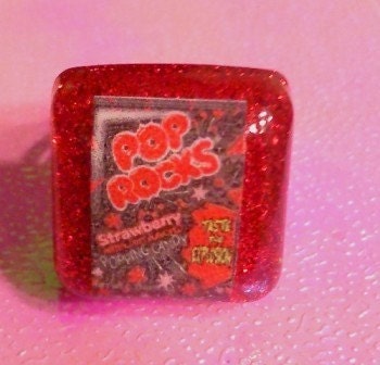 Strawberry Pop Rocks Ring