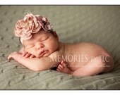 Baby Headband - Infant Headband - Newborn Headband - Toddler Headband - cottage chic headband- Photo prop - Girls headband