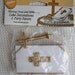 White Bible and Gold Cross Plastic Cake Party Decoration Wilton Altered Art Assemblage