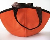 Kimono Bag D -------- InsideOut Canvas and Felt. Hand Bag----SALE