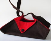 Yoshi -------- 100percent Felt. HandBag. ...Holiday gift.