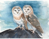 Two of a Kind - Print of Original Watercolor Painting