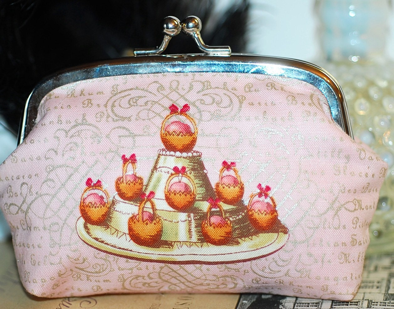 Marie Antoinette Eat Cake Clutch Purse