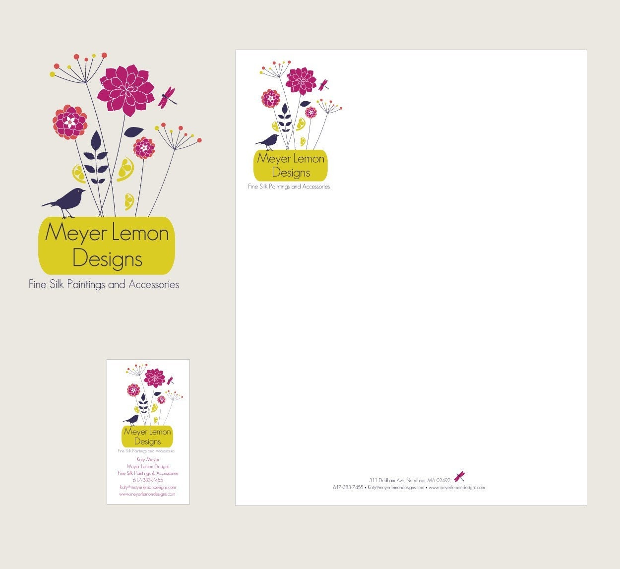 Custom Business Card Design and Logo -  Reserved Listing for Jennifer