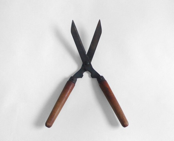 Vintage Garden Shears - Scissors, Gardening, Tool