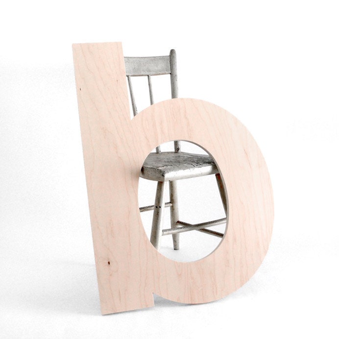 Wooden Letter - Wall Hanging, Alphabet, Baby, Nursery, Block