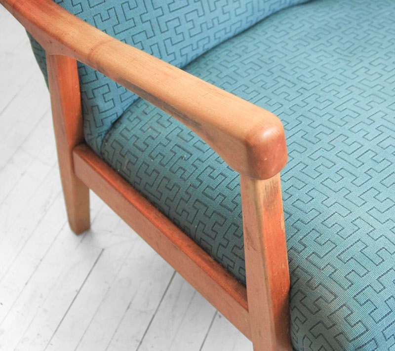 Mid Century Lounge Chair - Modern, Side, Wood, Retro
