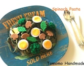 ETSY  Play food - Pretend food - Felt food  Spinach Pasta