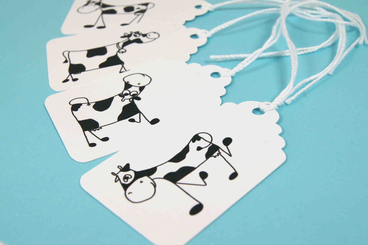 Crazy Cow Hang Tags T104
