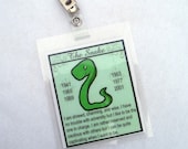 Year of the Snake - Chinese Zodiac Badge