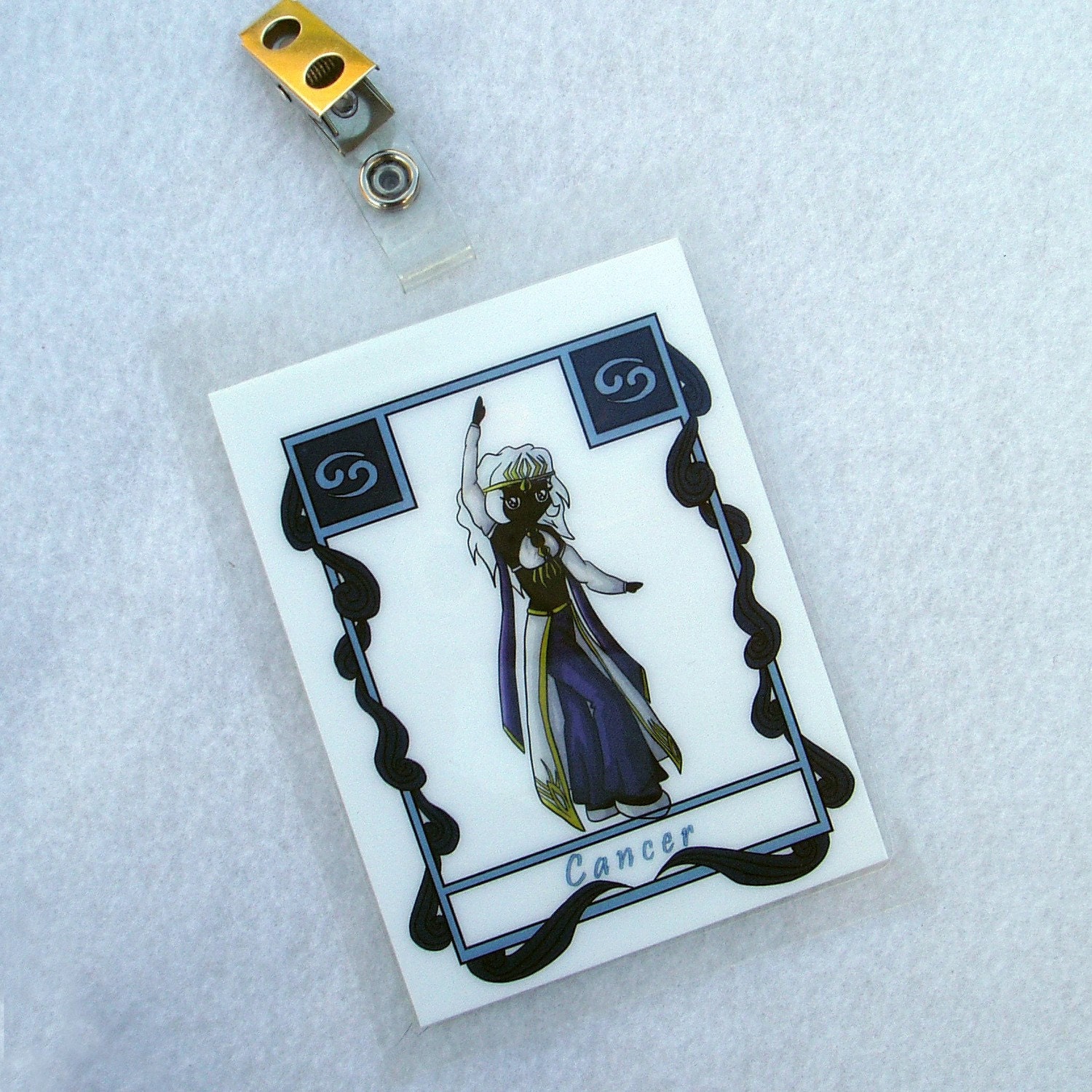 Chibi Cancer - Zodiac Badge