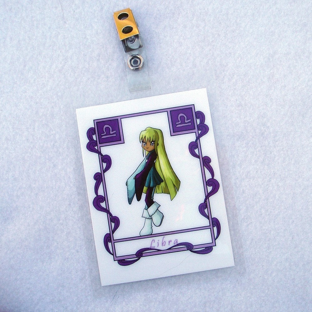 Chibi Libra- Zodiac Badge