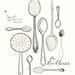 Les Cuilleres 8.5x11 -Art culinaire- Collection