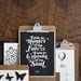 INVICTUS on black - typography art print - 8.5 x 11 in French or English - vintage collection