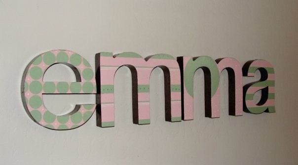 Custom 6 inch Letter