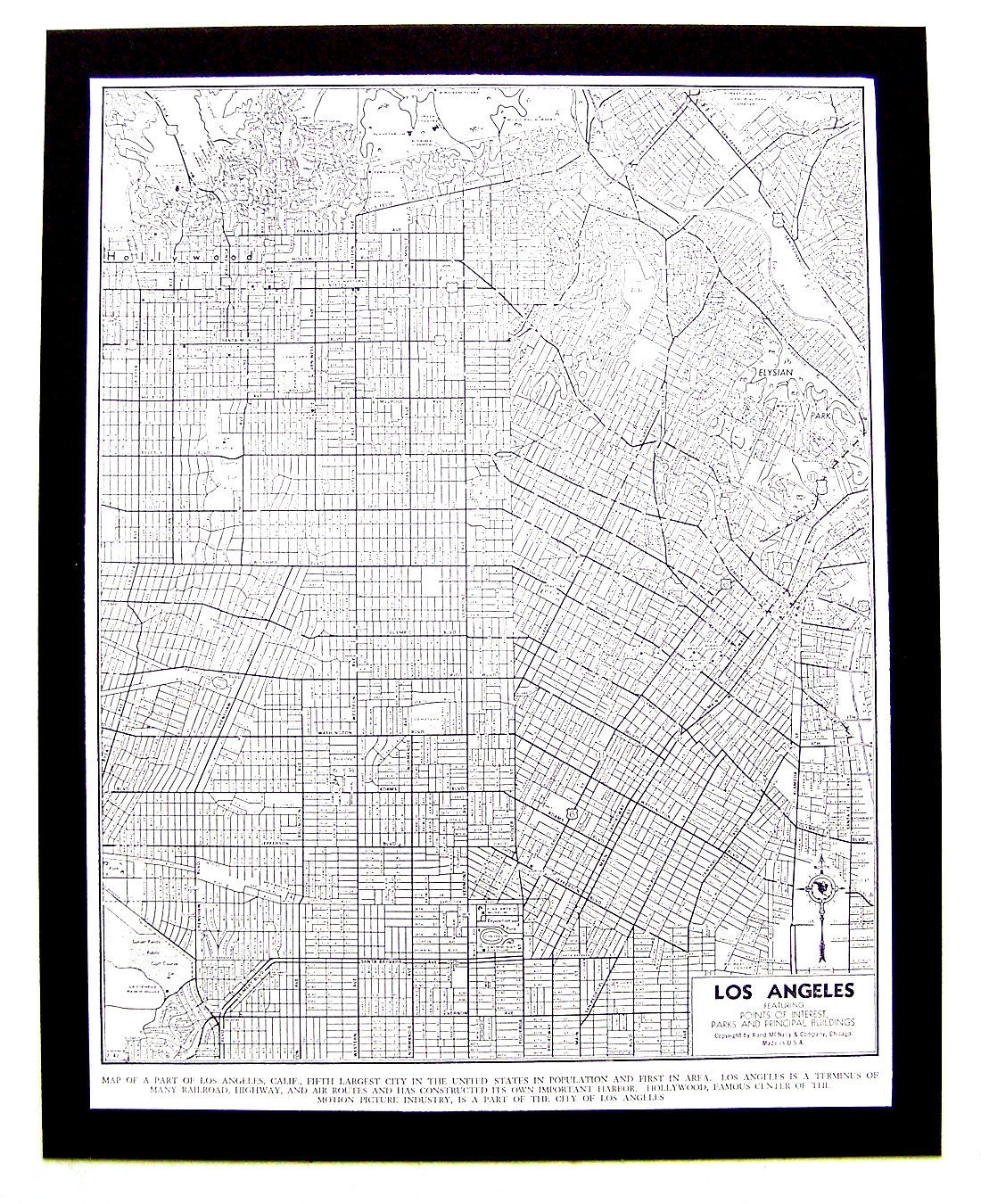 1944 Los Angeles Street Map