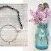 Hanging Mason Jar Lantern Kits-- 3 sets of wire and chain to hang three jars for your DIY wedding decor