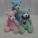 Miniature Crochet THREAD ARTist  Madisyn  Teddy Bear Pattern PDF