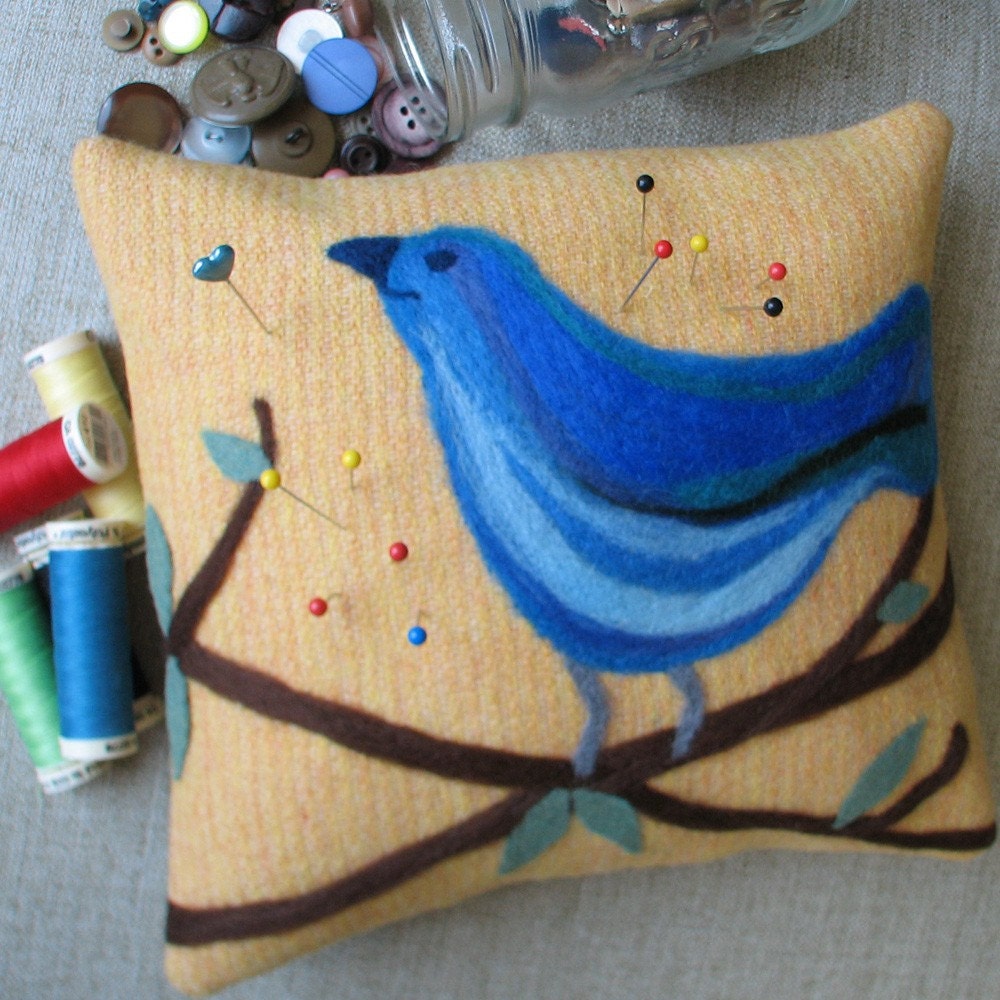Sewing Room Companion - Bluebird Pincushion