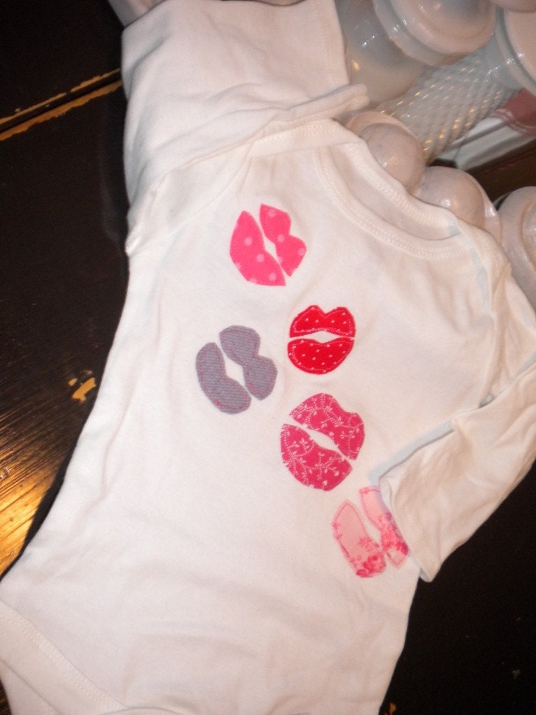 Butterfly Kisses Applique Shirt/Onesie SHORT SLEEVES